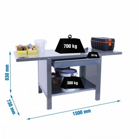 SIMONWORK BT6 PRO METAL 1BOX 1500 GRIS