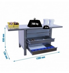 SIMONWORK BT6 PRO METAL 5BOX 1200 GRIS