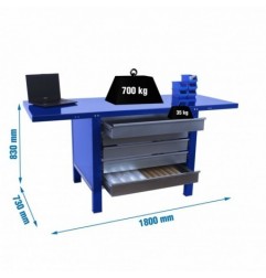 SIMONWORK BT6 PRO METAL 5BOX 1800 AZUL