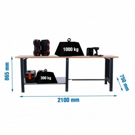 SIMONWORK BT6 PRO TANDEM LAMINATE 2100 ANTRACITA/H