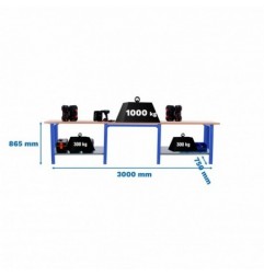 SIMONWORK BT6 PRO TRIPLE LAMINATE 3000 AZUL/HAYA