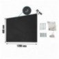 PANELCLICK 1200x400 ANTRACITA + 22 HOOK + 3 ACCE