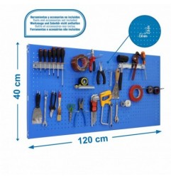 PANELCLICK 1200x400 AZUL + 22 HOOK + 3 ACCE