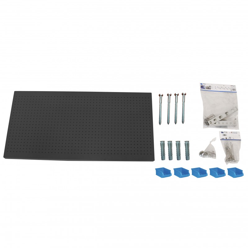 PANELCLICK 1200x600 ANTRACITA + 22 HOOK + 8 ACCE
