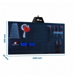 PANELCLICK 1200x600 ANTRACITA + 8 HOOK