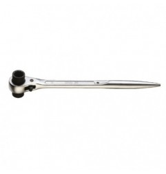 93C 21X22 Llave de carraca de doble boca para andamios, cromada
