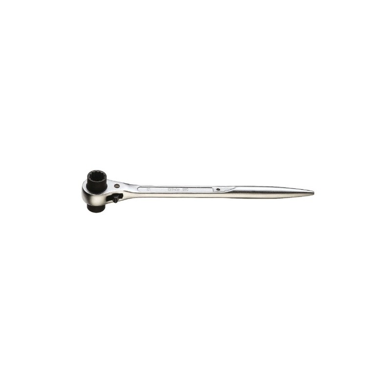 93C 21X22 Llave de carraca de doble boca para andamios, cromada