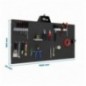 PANELCLICK 1500x400 ANTRACITA + 14 HOOK + 3 ACCE