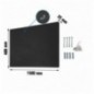 PANELCLICK 1500x400 ANTRACITA + 8 HOOK