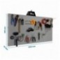 PANELCLICK 1500x400 GRIS + 22 HOOK + 3 ACCE