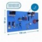 PANELCLICK 1500x600 AZUL + 14 HOOK + 3 ACCE
