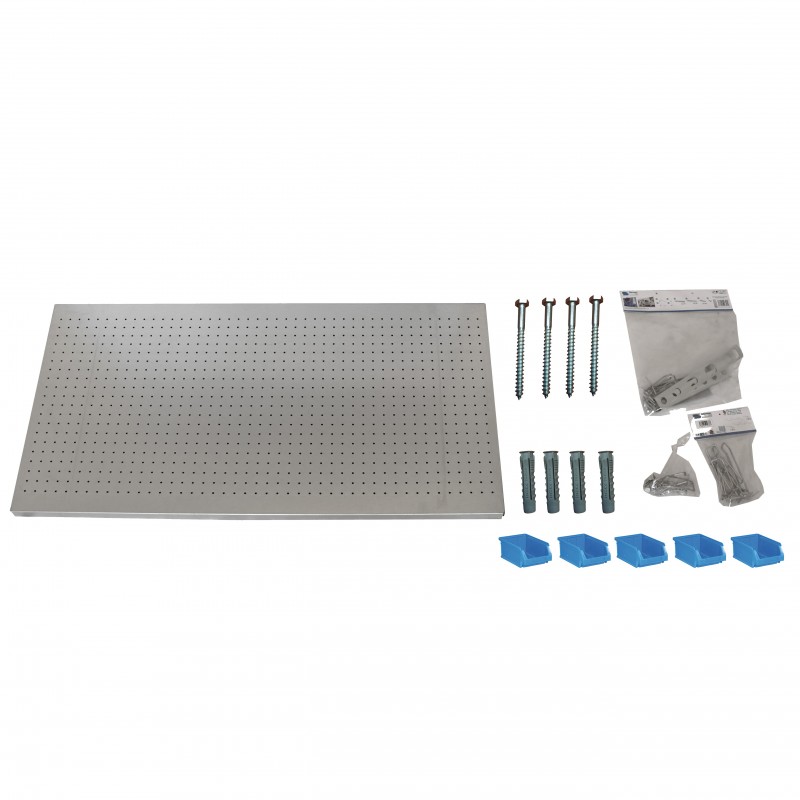 PANELCLICK 1500x600 GRIS + 22 HOOK + 8 ACCE