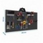 PANELCLICK 900x400 ANTRACITA + 22 HOOK + 3 ACCE