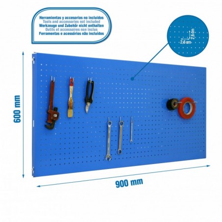 PANELCLICK 900x600 AZUL + 8 HOOK