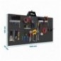 PANELCLICK1500x400 ANTRACITA + 22 HOOK + 3 ACCE