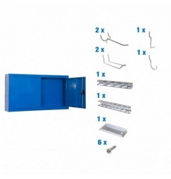 CABINET TOOLS MON. 650x1200mm AZUL+ 9 ACCS