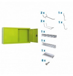 CABINET TOOLS MON. 650x1200mm VERDE+ 9 ACCS