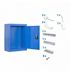CABINET TOOLS MON. 650x500mm AZUL+ 9 ACCS