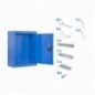 CABINET TOOLS MON. 650x500mm AZUL+ 9 ACCS