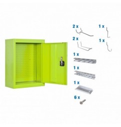 CABINET TOOLS MON. 650x500mm VERDE+ 9 ACCS