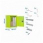 CABINET TOOLS MON. 650x500mm VERDE+ 9 ACCS
