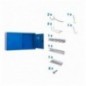CABINET TOOLS MON. 650x900mm AZUL+ 9 ACCS