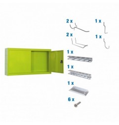 CABINET TOOLS MON. 650x900mm VERDE+ 9 ACCS