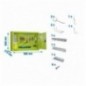CABINET TOOLS MON. 650x900mm VERDE+ 9 ACCS