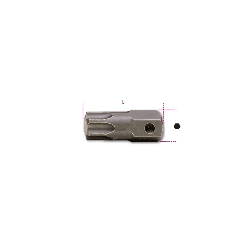 727/ES22TX T80 Punta de impacto Torx&reg,, unión 22 mm