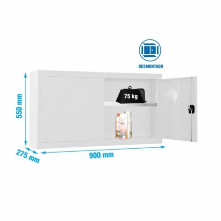 CABINET TOOLS SHELF DISM. 550x900mm BLANCO