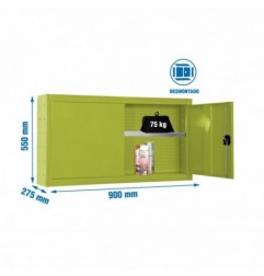 CABINET TOOLS SHELF DISM. 550X900mm VERDE