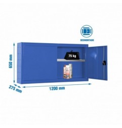 CABINET TOOLS SHELF DISM. 650x1200mm AZ