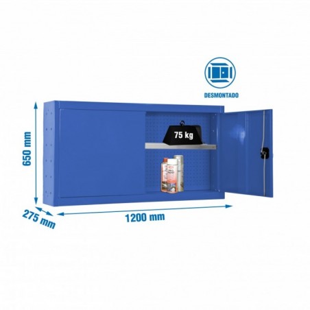 CABINET TOOLS SHELF DISM. 650x1200mm AZ