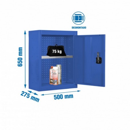 CABINET TOOLS SHELF DISM. 650x500mm AZUL