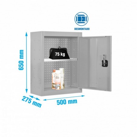 CABINET TOOLS SHELF DISM. 650x500mm GR