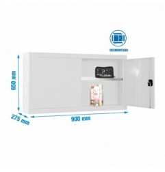 CABINET TOOLS SHELF DISM. 650x900mm BL