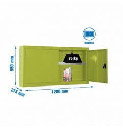 CABINET TOOLS SHELF MON. 550x1200mm VERDE
