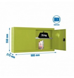 CABINET TOOLS SHELF MON. 550x900mm VERDE