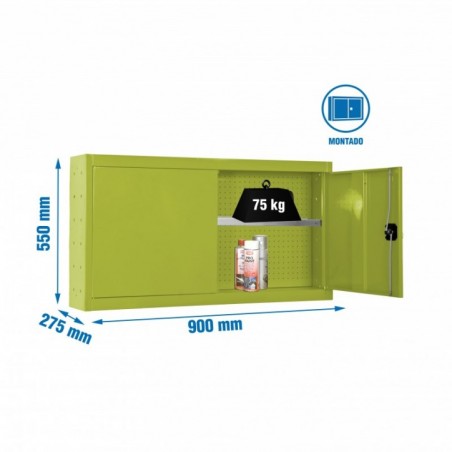 CABINET TOOLS SHELF MON. 550x900mm VERDE