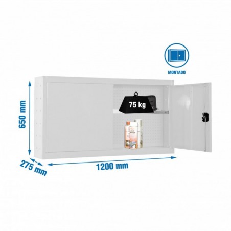 CABINET TOOLS SHELF MON. 650x1200mm  BLANCO