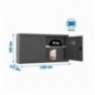 CABINET TOOLS SHELF MON. 650x1200mm ANTRACITA