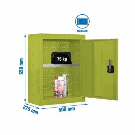 CABINET TOOLS SHELF MON. 650x500mm VERDE
