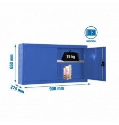 CABINET TOOLS SHELF MON. 650x900mm AZUL