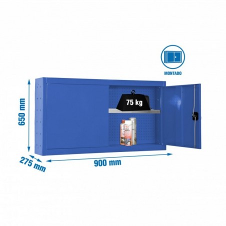 CABINET TOOLS SHELF MON. 650x900mm AZUL