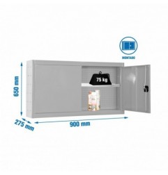 CABINET TOOLS SHELF MON. 650x900mm GRIS