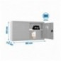CABINET TOOLS SHELF MON. 650x900mm GRIS