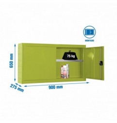 CABINET TOOLS SHELF MON. 650x900mm VERDE