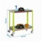SIMONGARDEN WAGON 2/400 METALIC VERDE/GALVA