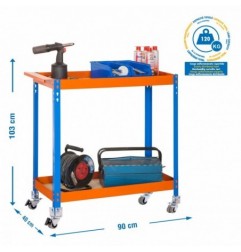 SIMONWORK WAGON 2/400 CHIPBOARD AZUL/NAR/MADER
