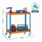 SIMONWORK WAGON 2/400 CHIPBOARD AZUL/NAR/MADER